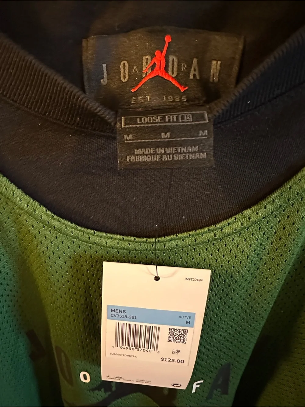 Air Jordan x Off-white short sleeve top